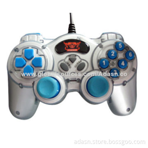 Wired PC USB double vibration joystick, fashionable, various colors, factory cheap price
